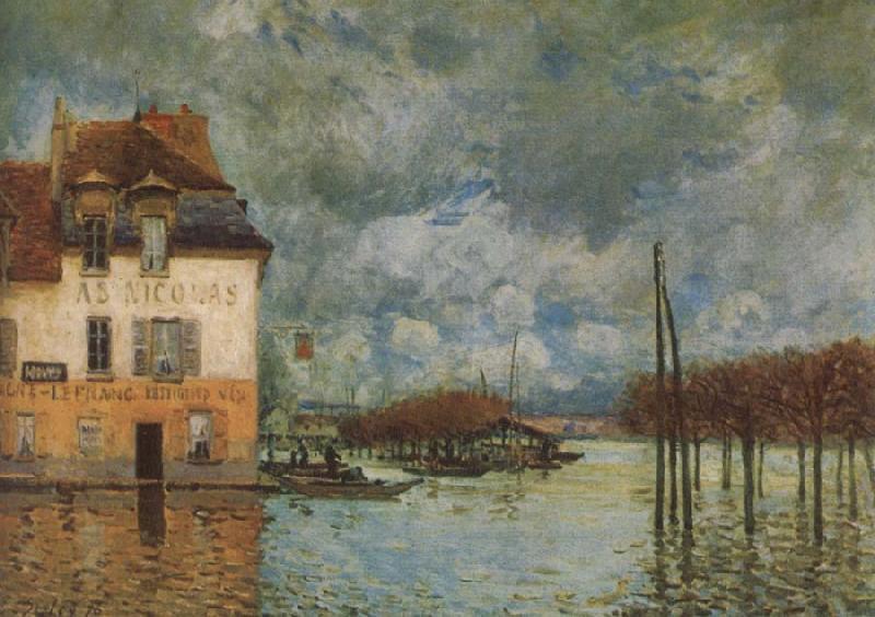Alfred Sisley Flood at Port-Marly